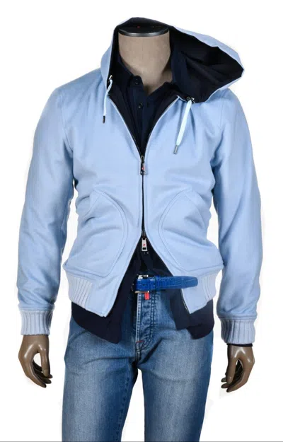 Kiton Kired By  Barwa Cashmere Reversible Jacket In Blue