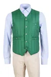 Kiton Kired By  Cotton-nylon Vest In Green
