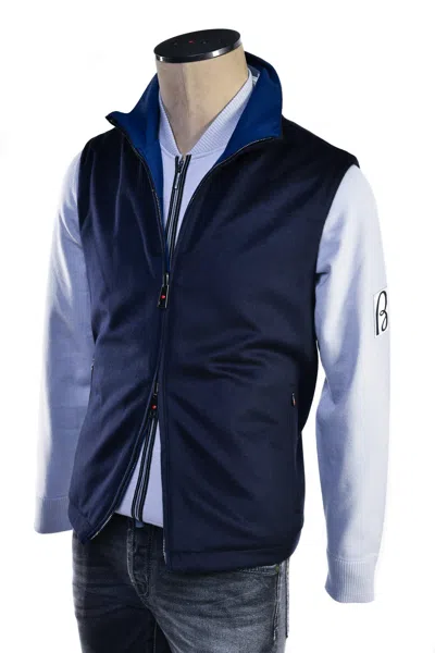 Kiton Kired By  Gange Reversible Cashmere Vest In Blue