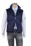 Kiton Kired By  Gange Reversible Cashmere Vest In Blue