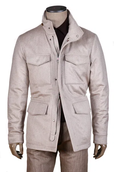 Kiton Kired By  Kili Cashmere Coat In Neutral