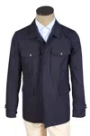 Kiton Kired By  Midnight-blue Cotton Jacket In Blue