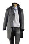 Kiton Kired By  Peak Cashmere Reversible Overcoat In Gray