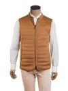 Kiton Kired By  Rea Cashmere Reversible Vest In Gold