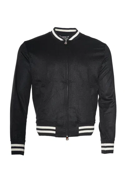 Kiton Kired Didier Cashmere Light Jacket In Black