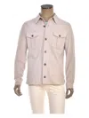 Kiton Kired Erik Lambskin Button-fastening Jacket In Neutral