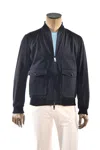 Kiton Kired Penna Nylon Reversible Light Jacket In Black
