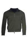 Kiton X Kired Sam Reversible Zip-front Jacket In Green