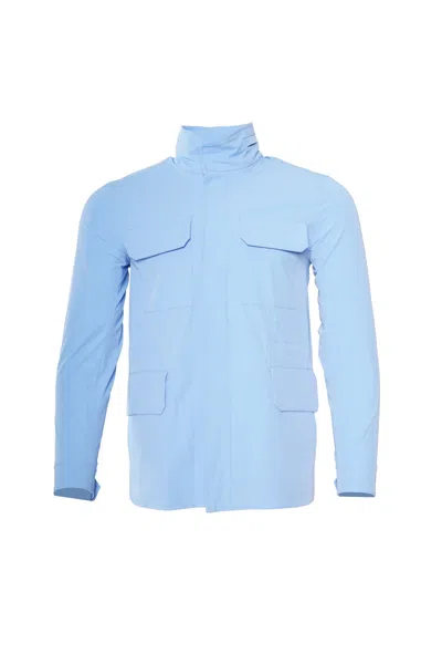 KITON KIRED YARI SOLID NYLON HIDDEN HOOD LIGHT-JACKET