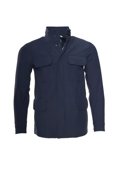 KITON KIRED YARI SOLID NYLON HIDDEN HOOD LIGHT-JACKET