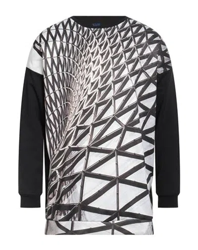 Kiton Kknt Man Sweatshirt Black Size L Cotton, Polyester, Polyamide