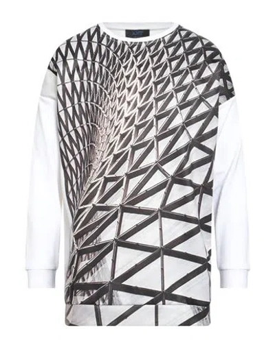 Kiton Kknt Man Sweatshirt Cream Size L Cotton, Polyester, Polyamide In White