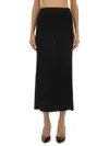 Kiton Knit Skirt In Black