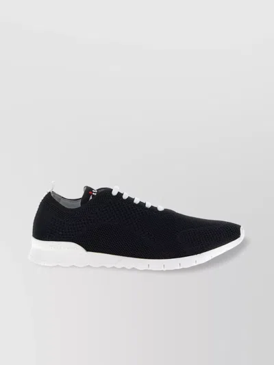 Kiton Knit Upper Sneakers Pull Tab Rubber Sole