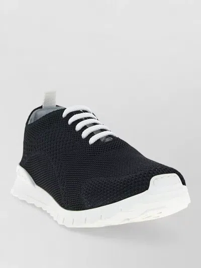 Kiton Knit Upper Sneakers Pull Tab Rubber Sole In Multi