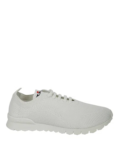 Kiton White Knitted Trainers