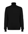 Kiton Knitted Turtleneck Jumper In Black