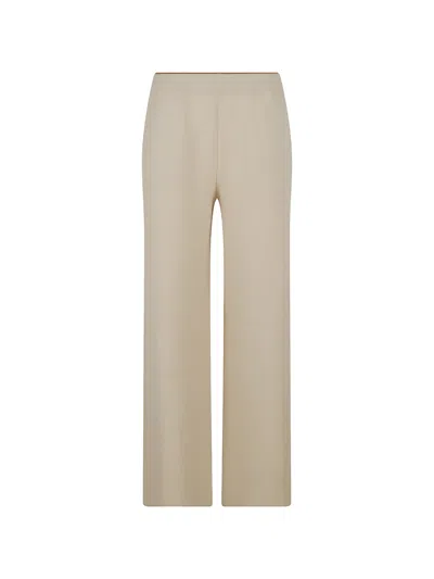 Kiton Knitted Wide-leg Trousers In Neutral