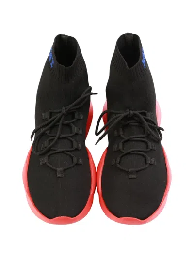 Kiton Knt High-top Sneakers In Black