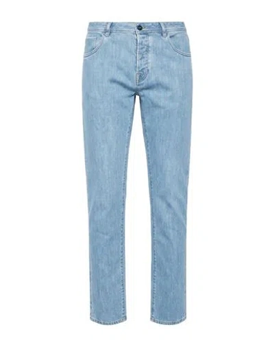 Kiton Knt Man Jeans Blue Size 40 Cotton, Polyamide