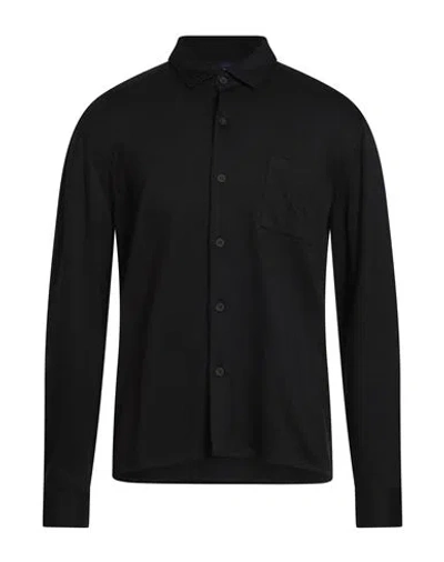 Kiton Knt Man Shirt Black Size L Viscose, Elastane
