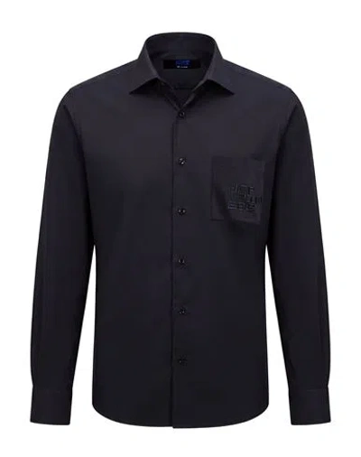Kiton Knt Man Shirt Black Size S Cotton