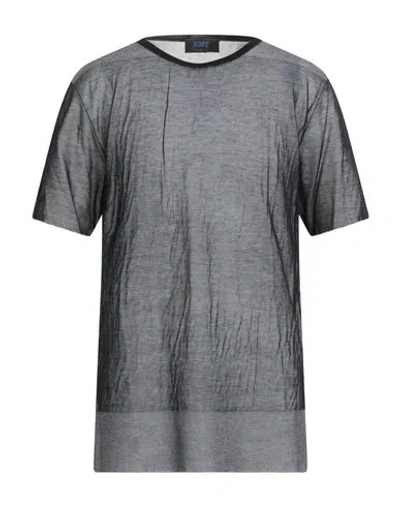 Kiton Knt Man Sweater Blue Size Xl Cashmere, Cotton In Black