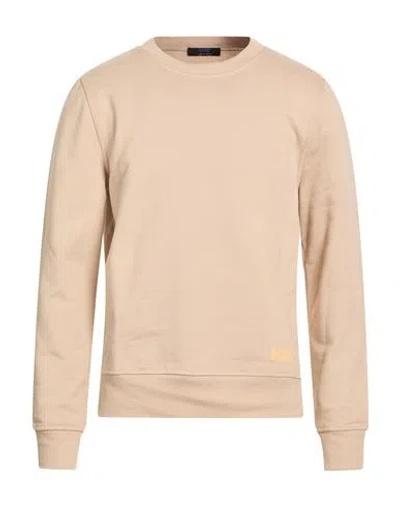 Kiton Knt Man Sweatshirt Beige Size Xxl Cotton, Elastane In Neutral