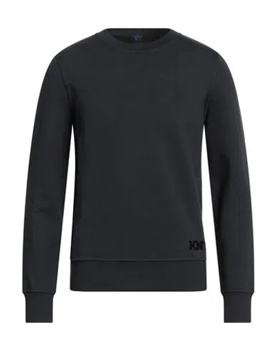 Kiton Knt Man Sweatshirt Black Size L Cotton, Elastane