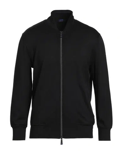 Kiton Knt Man Sweatshirt Black Size L Viscose, Elastane