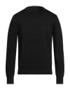 Kiton Knt Man Sweatshirt Black Size L Cotton, Elastane In Black