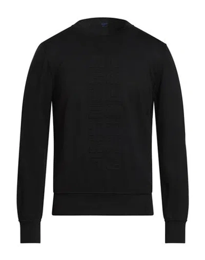 KITON KITON KNT MAN SWEATSHIRT BLACK SIZE L VISCOSE, ELASTANE