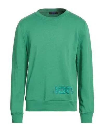 Kiton Knt Man Sweatshirt Green Size L Cotton
