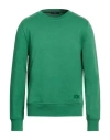 Kiton Knt Man Sweatshirt Green Size Xl Cotton, Elastane
