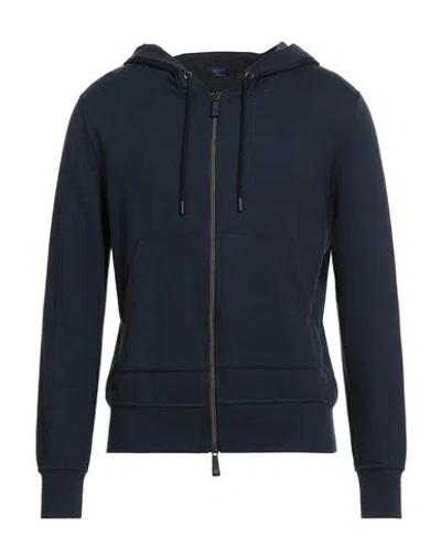 Kiton Knt Man Sweatshirt Midnight Blue Size L Viscose, Elastane