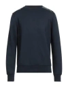 Kiton Knt Man Sweatshirt Midnight Blue Size L Viscose, Elastane In Blue