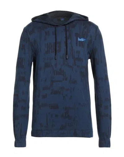 Kiton Knt Man Sweatshirt Navy Size Xl Cotton In Green