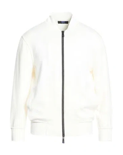 Kiton Knt Man Sweatshirt Off White Size L Viscose, Elastane