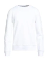 Kiton Knt Man Sweatshirt White Size Xxl Cotton, Elastane
