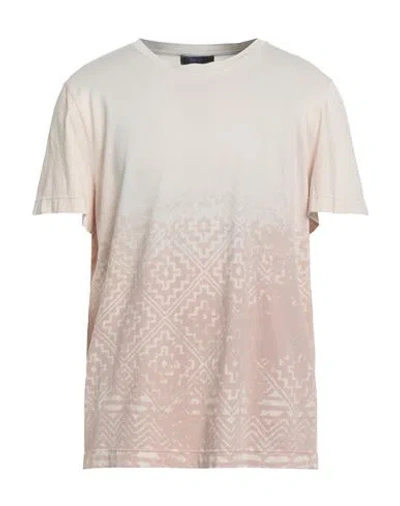 Kiton Knt Man T-shirt Beige Size L Cotton In White