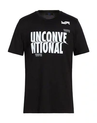 Kiton Knt Man T-shirt Black Size Xl Giza 45 Cotton