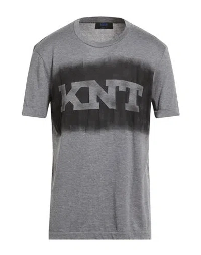 Kiton Knt Man T-shirt Light Grey Size L Cotton In Gray