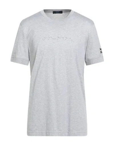 Kiton Knt Man T-shirt Light Grey Size L Cotton In Gray