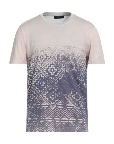 Kiton Knt Man T-shirt Navy Size L Cotton In Purple