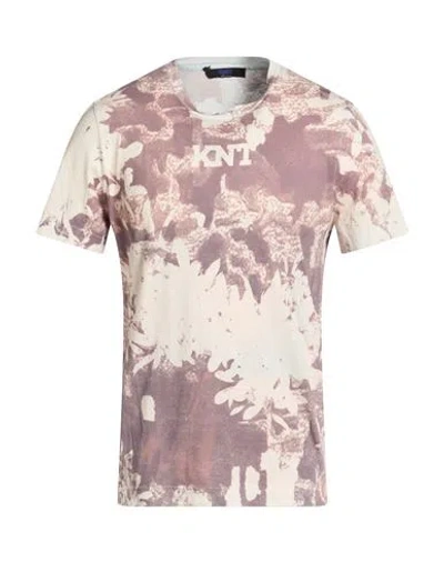 Kiton Knt Man T-shirt Taupe Size Xxl Cotton In Pink