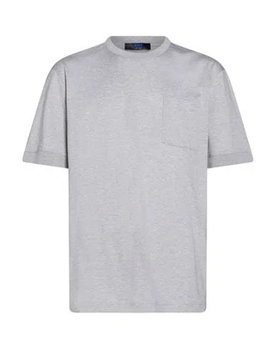 Kiton Knt Man T-shirt Light Grey Size M Cotton In Gray
