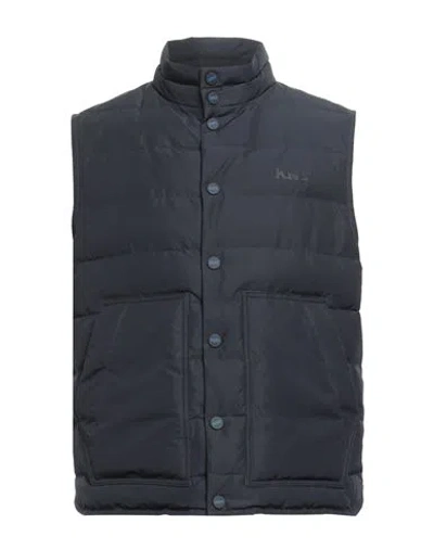Kiton Knt Man Vest Midnight Blue Size 42 Polyester
