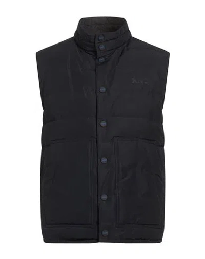 Kiton Knt Man Vest Navy Size 48 Polyester In Blue