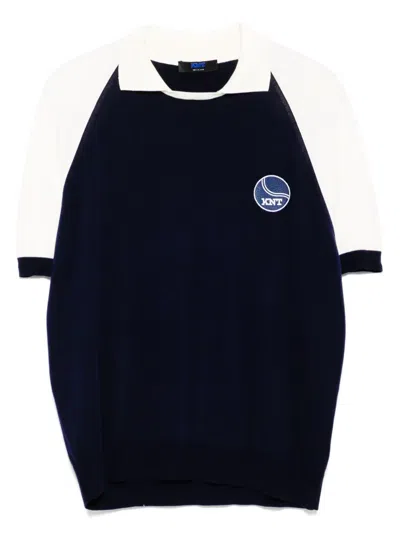 Kiton Knt Polo Shirt In Blue