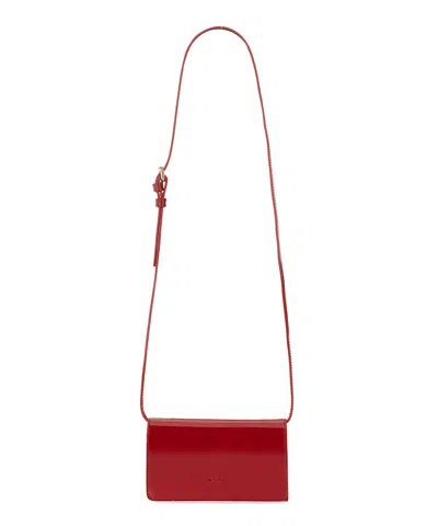 Kiton Kros Shoulder Bag In Red